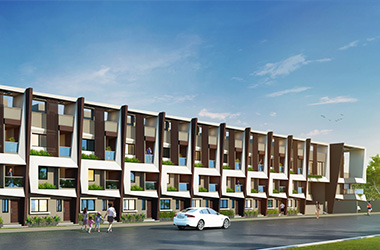 Ashish ANR Row House Elevation