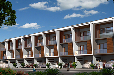 Ashish Narayana Row Houses Elevation